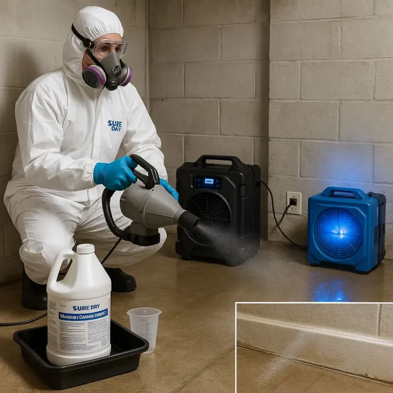 Sanitization and Odor Removal process in Salida, CA